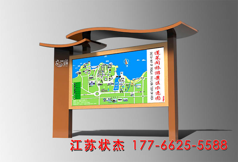 旅游景區(qū)宣傳欄
