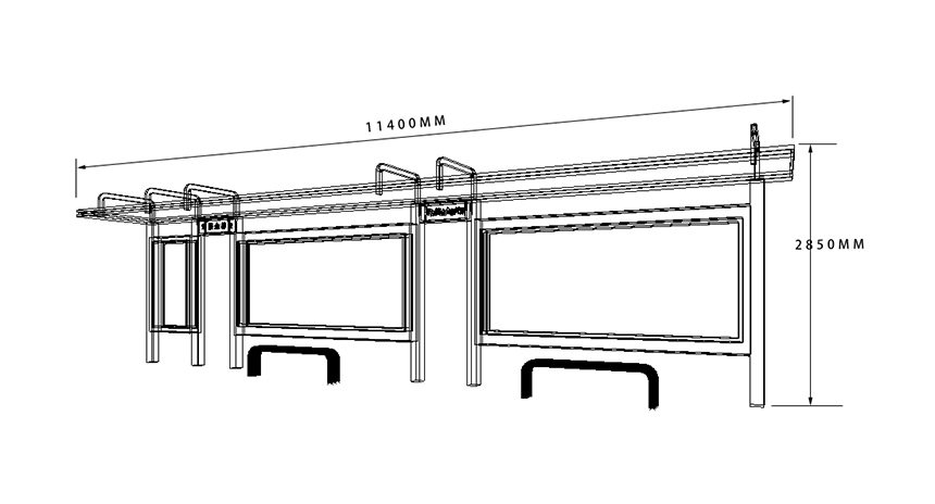 公交站臺(tái)候車亭設(shè)計(jì)