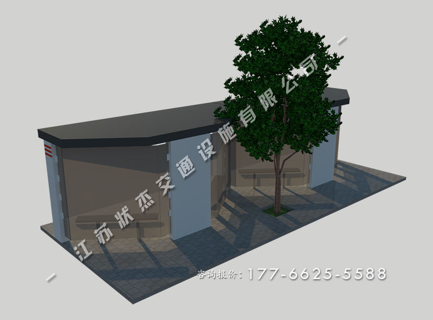 公交站亭報價及圖片