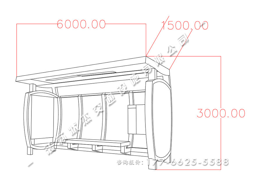 公交車候車亭圖片