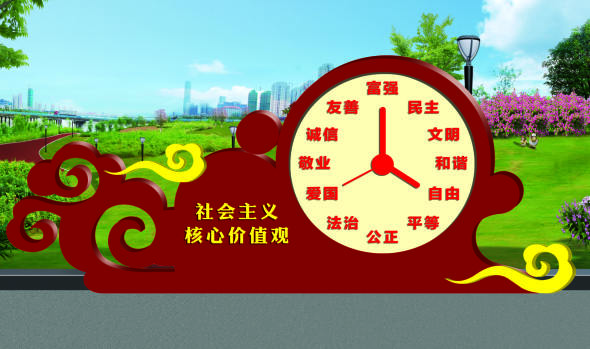 核心價值觀標牌