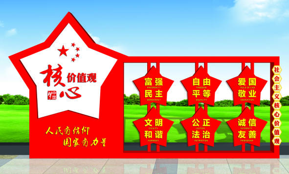 核心價值觀標牌