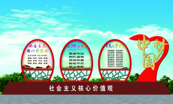 核心價值觀標牌