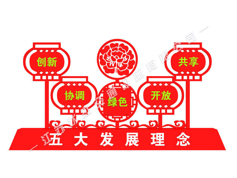 五大發(fā)展理念標識標牌