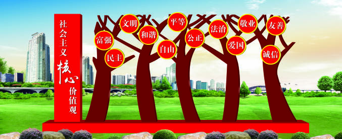 核心價(jià)值觀標(biāo)牌