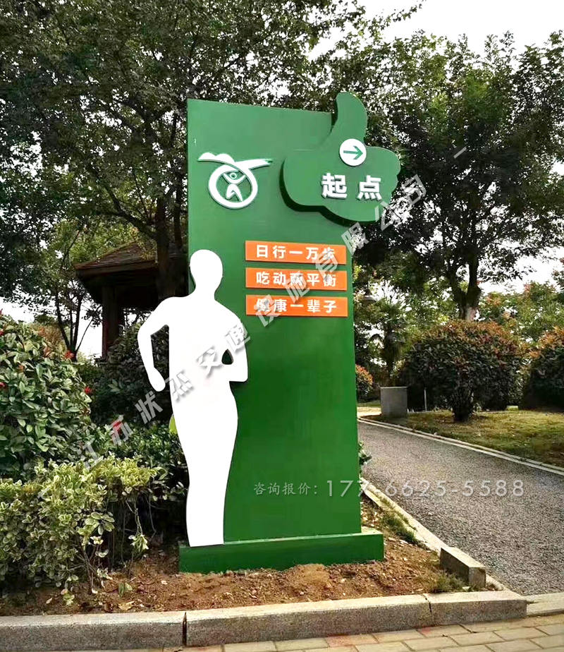 健康步道起點導(dǎo)視牌