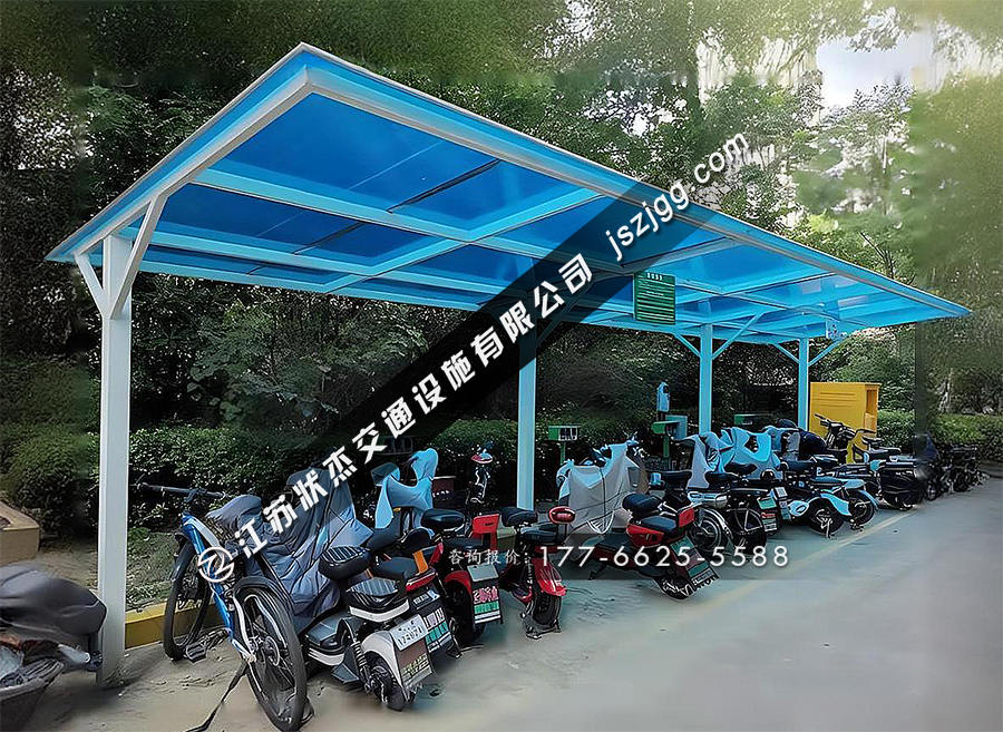電動車停車棚圖片