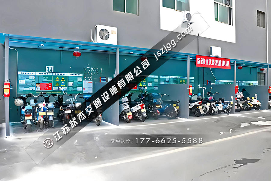 小區(qū)電動車充電車棚圖片