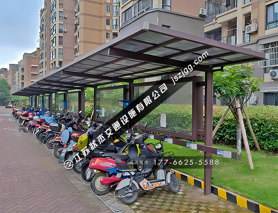 電動(dòng)車(chē)充電車(chē)棚圖片
