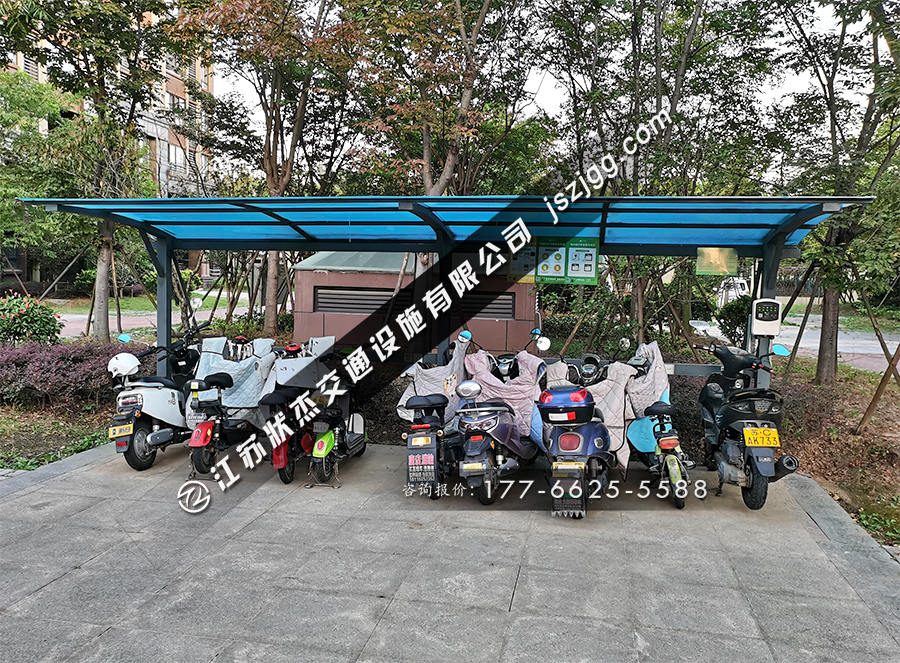 小區(qū)電動車充電樁車棚圖片大全