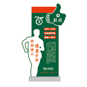 健康步道起點(diǎn)終點(diǎn)導(dǎo)視牌