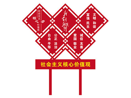 社會(huì)主義核心價(jià)值觀標(biāo)牌圖片