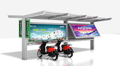 摩托車停車棚定制效果圖